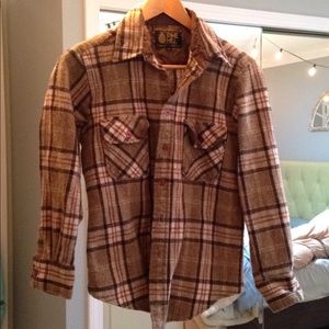 Cozy Wool Plaid Top